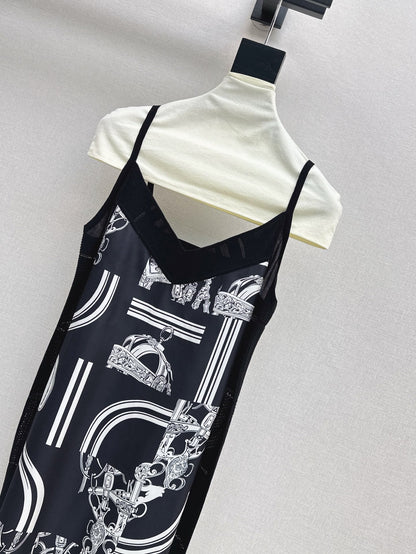 Herm 25ss silk slip dress