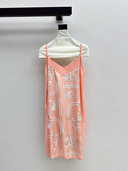Herm 25ss silk slip dress