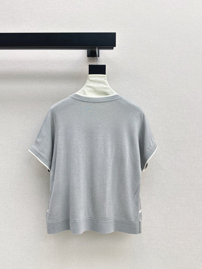H 25ss knitted t-shirt