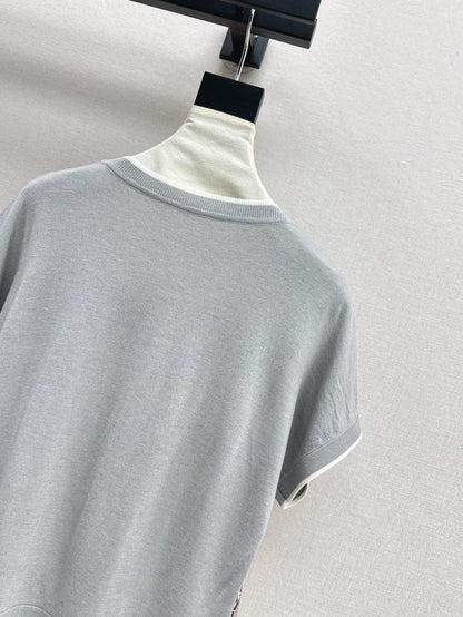 H 25ss knitted t-shirt
