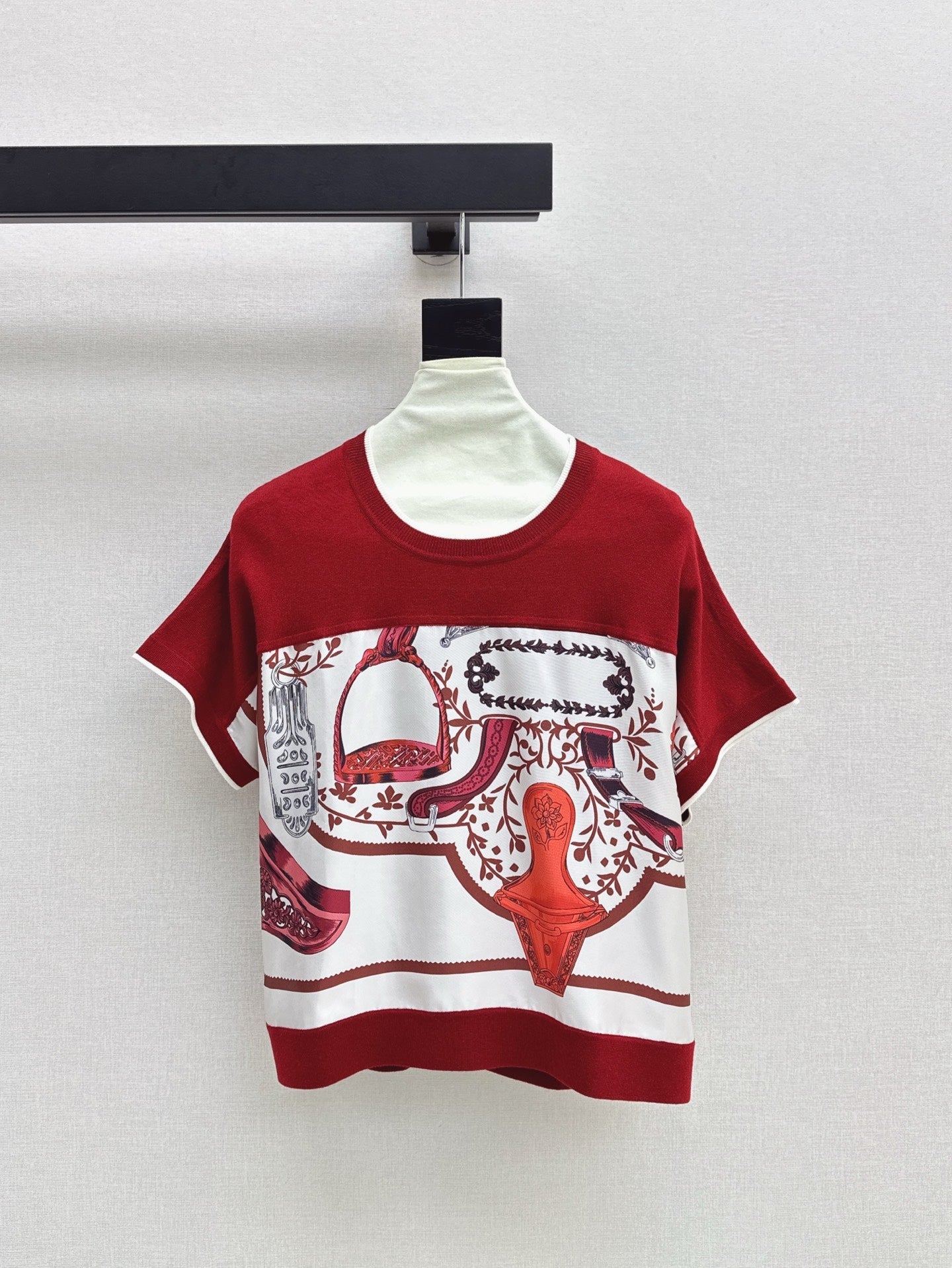 H 25ss knitted t-shirt
