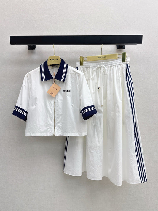 Miu 25ss jacket skirt set