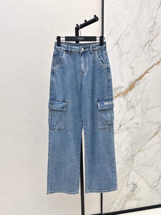 P 25SS embroidered jeans