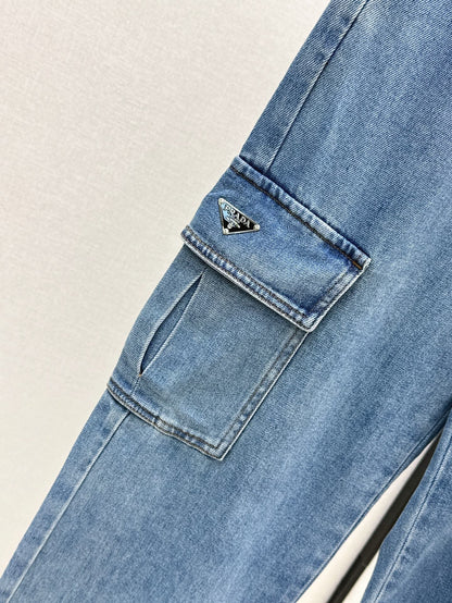 P 25SS embroidered jeans
