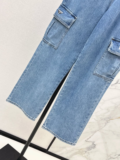 P 25SS embroidered jeans