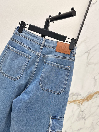 P 25SS embroidered jeans