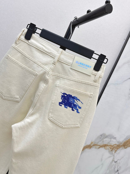 bur 25ss embroidered jeans