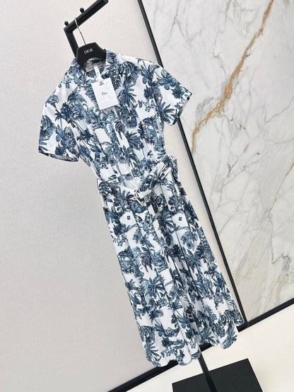 Dio 25ss print dress