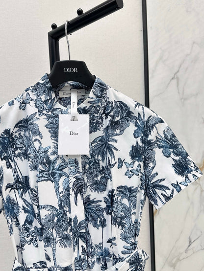 Dio 25ss print dress