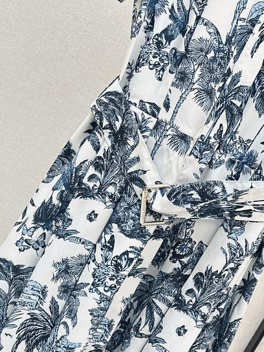 Dio 25ss print dress