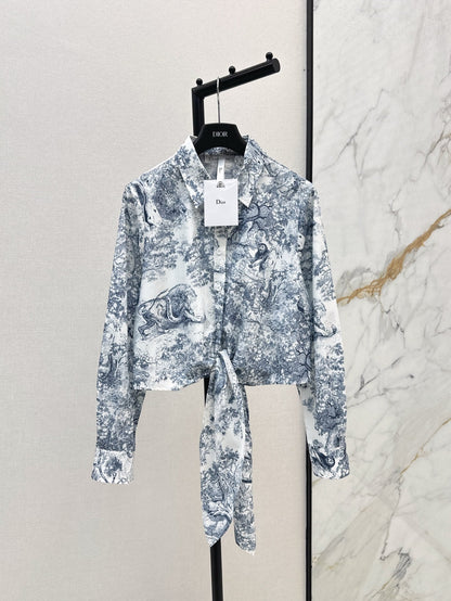 D 25ss print shirt