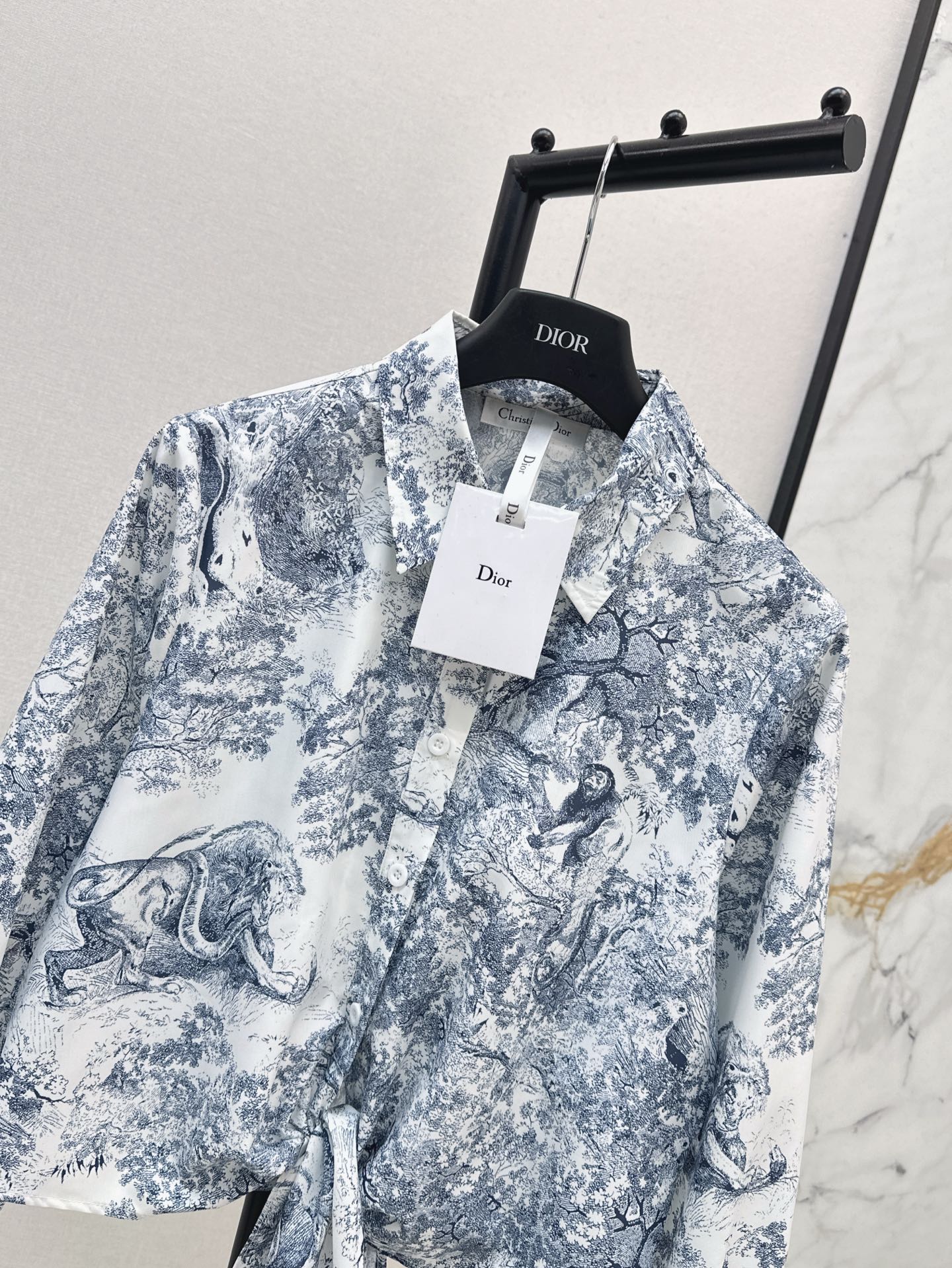 D 25ss print shirt