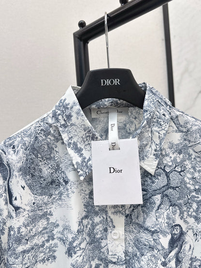 D 25ss print shirt