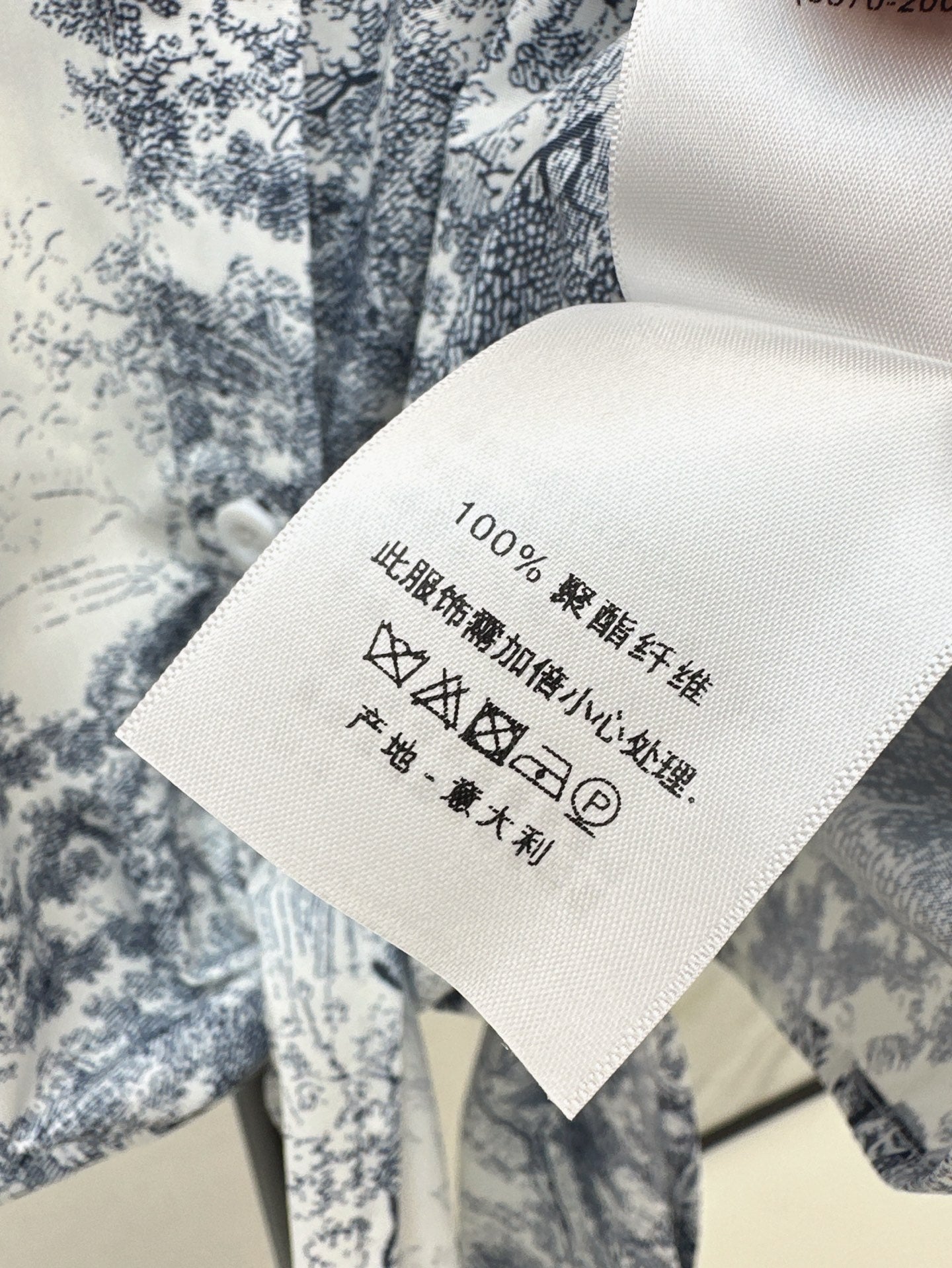 D 25ss print shirt