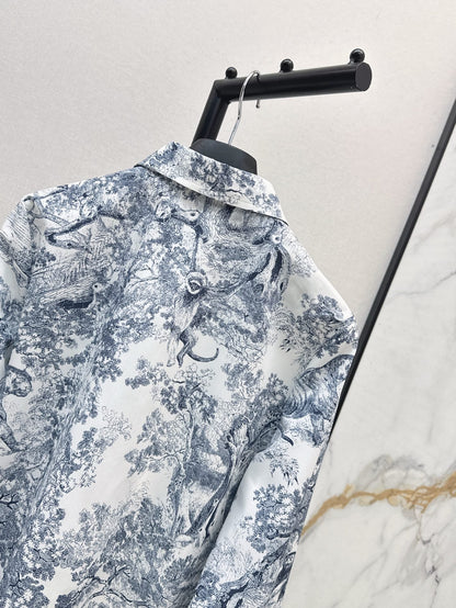 D 25ss print shirt