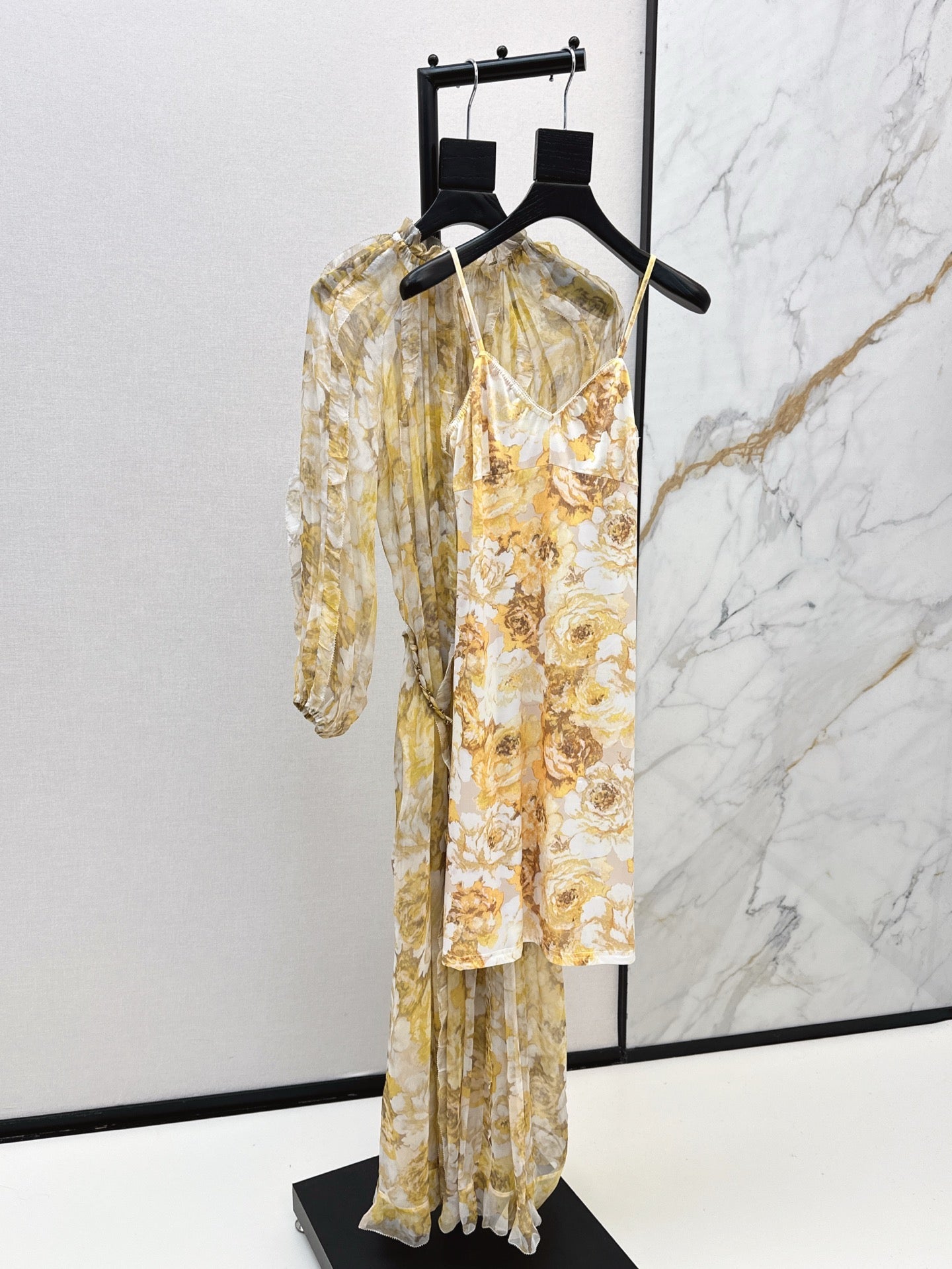 zimm 25ss Silk print dress
