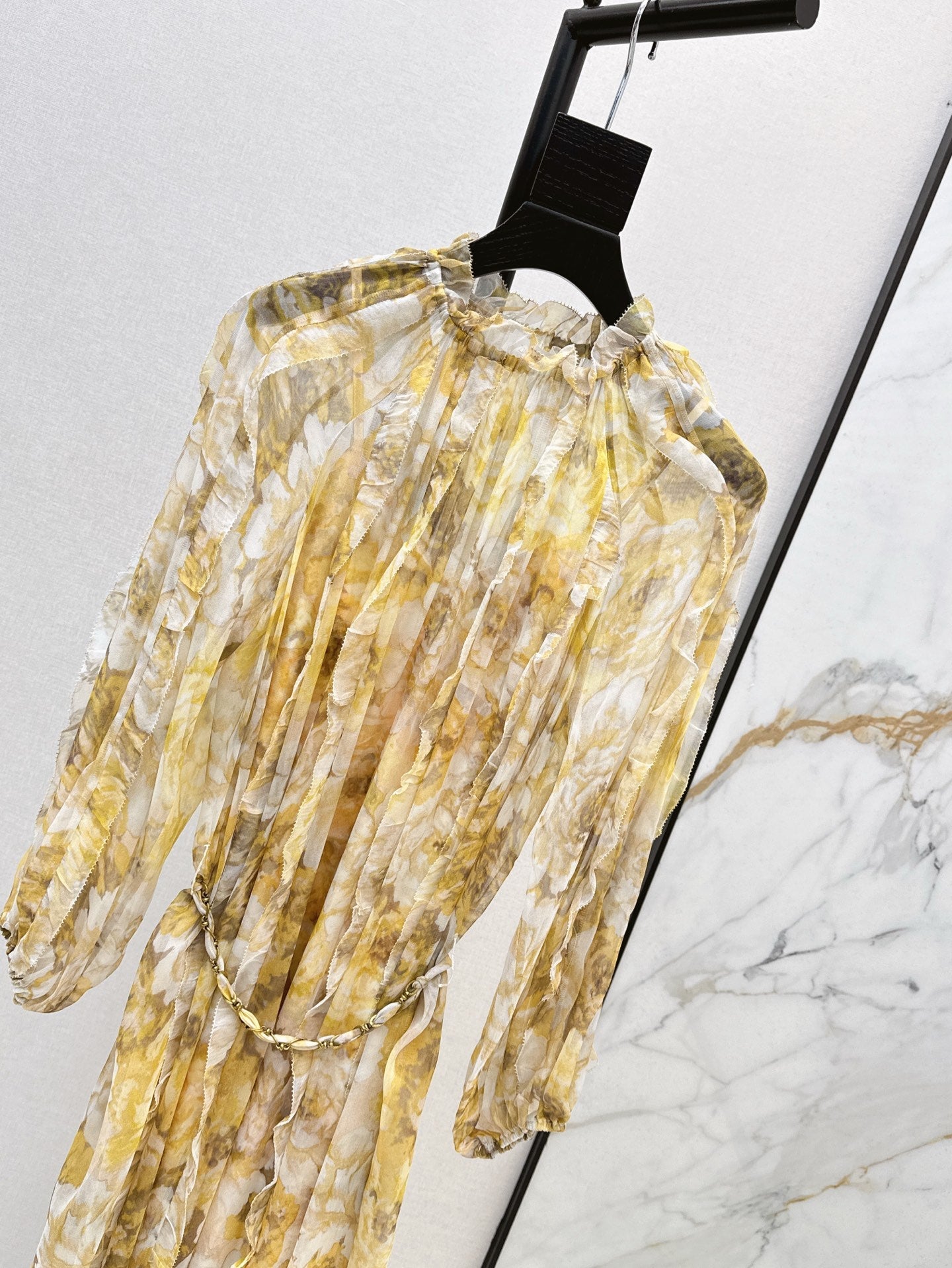 zimm 25ss Silk print dress