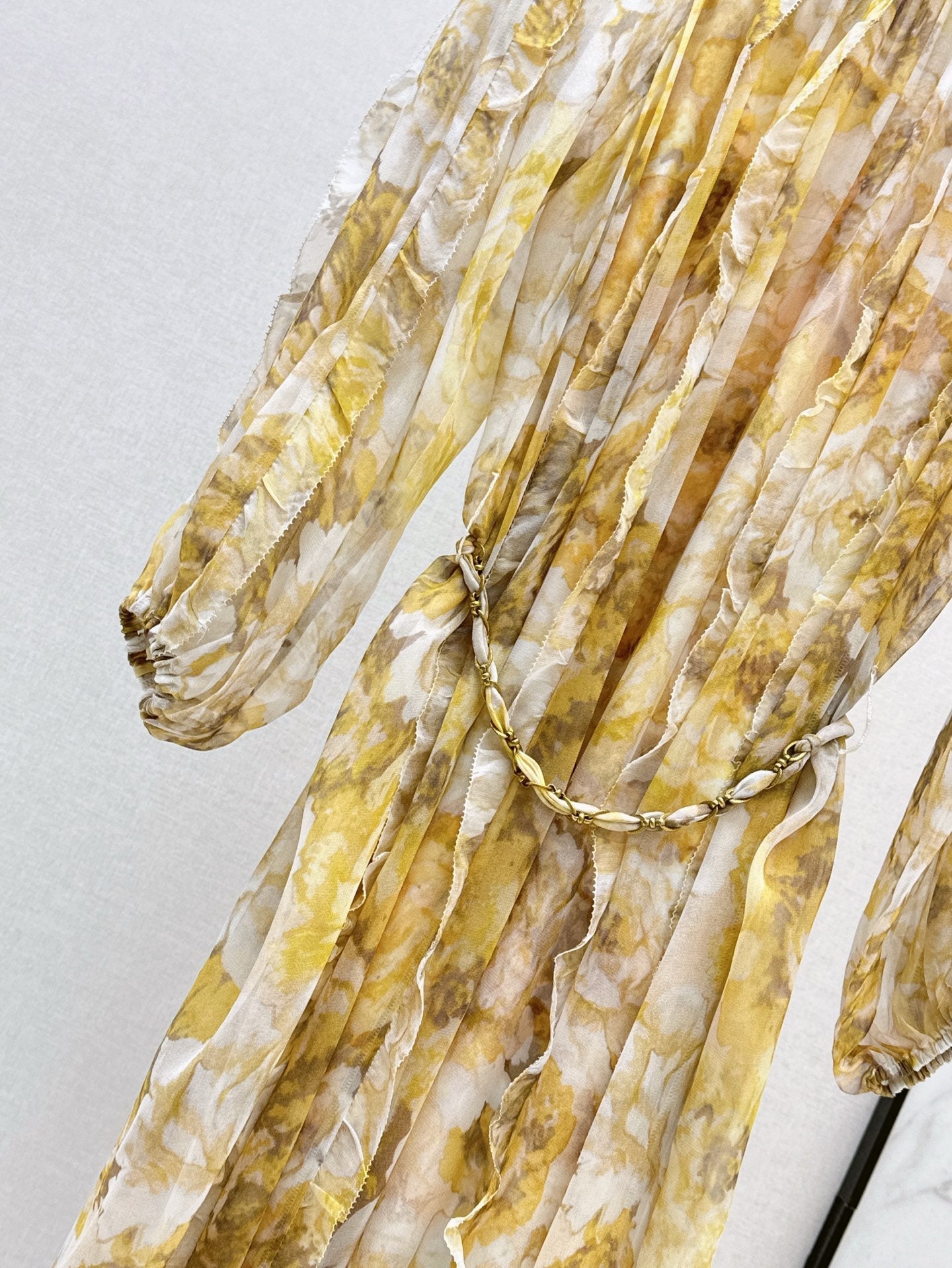 zimm 25ss Silk print dress