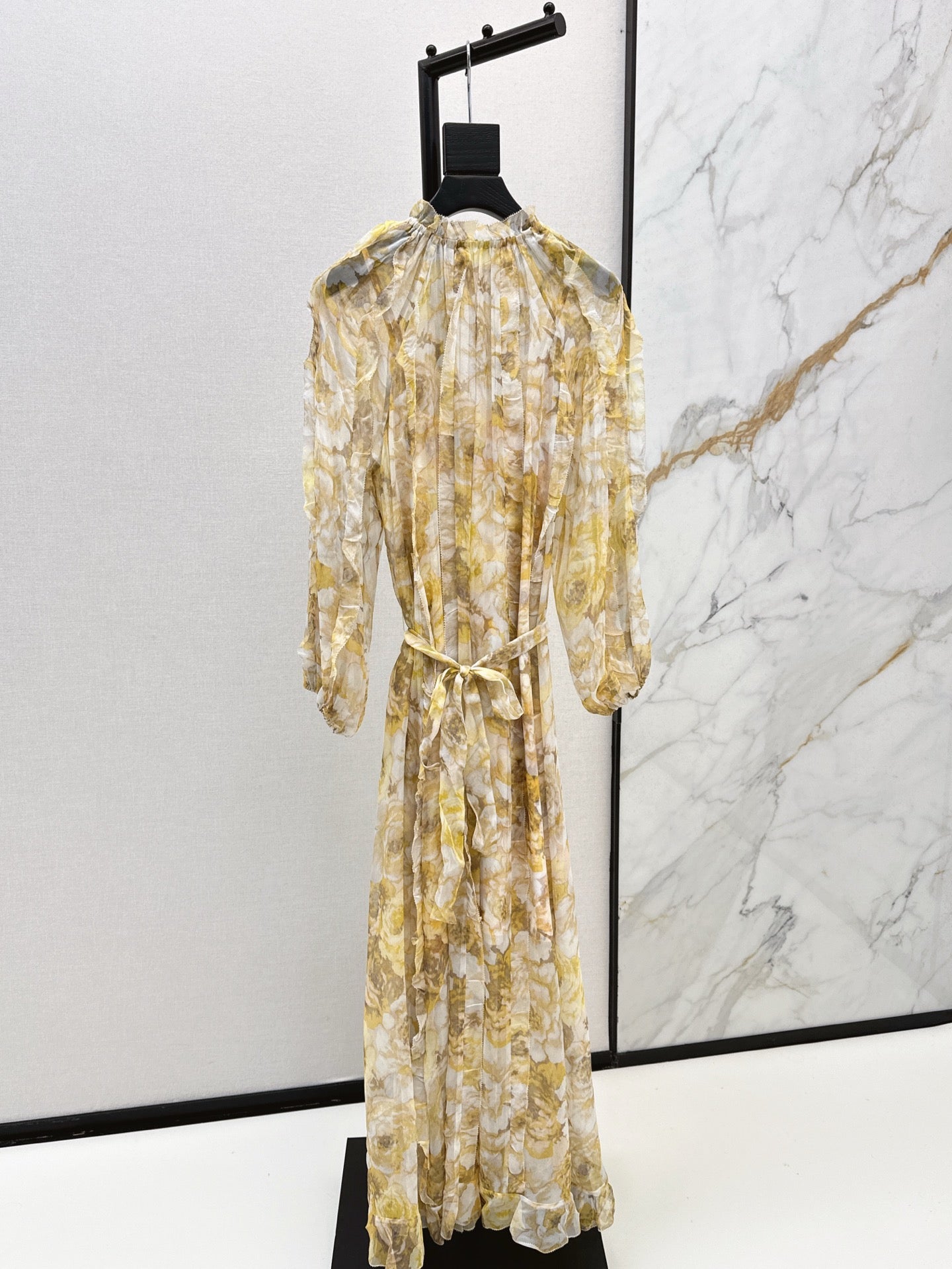 zimm 25ss Silk print dress
