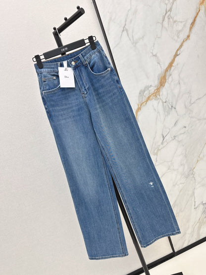 D 25ss embroidered jeans
