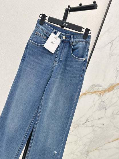 D 25ss embroidered jeans