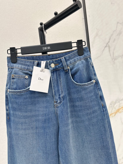D 25ss embroidered jeans