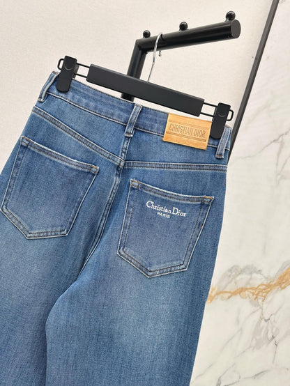 D 25ss embroidered jeans