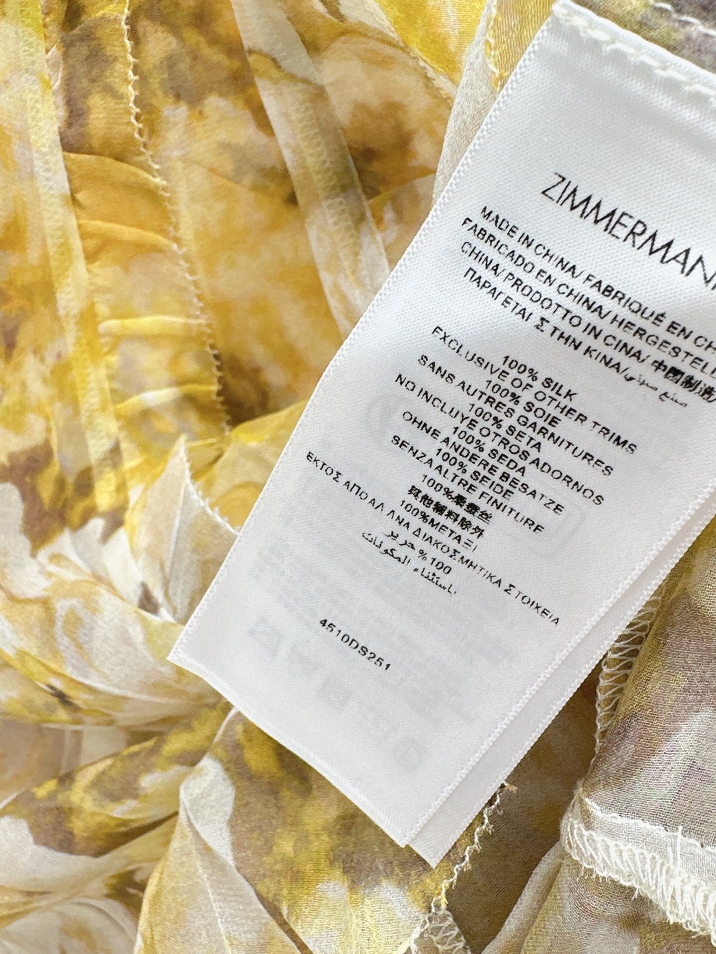 zimm 25ss silk shirt