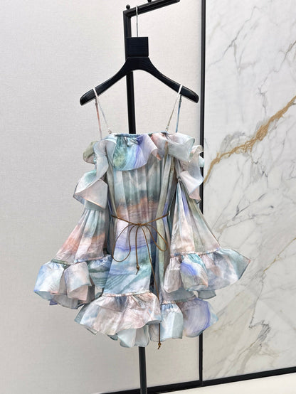 Zimm 25ss silk dress