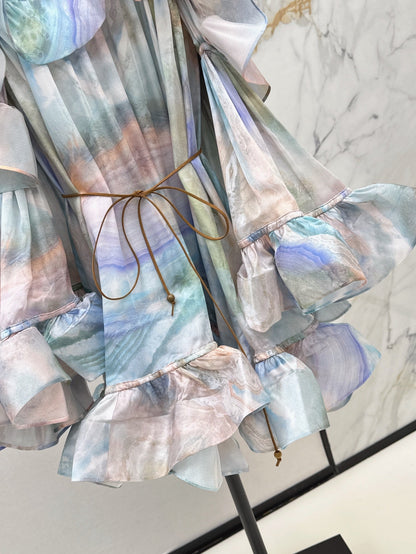 Zimm 25ss silk dress