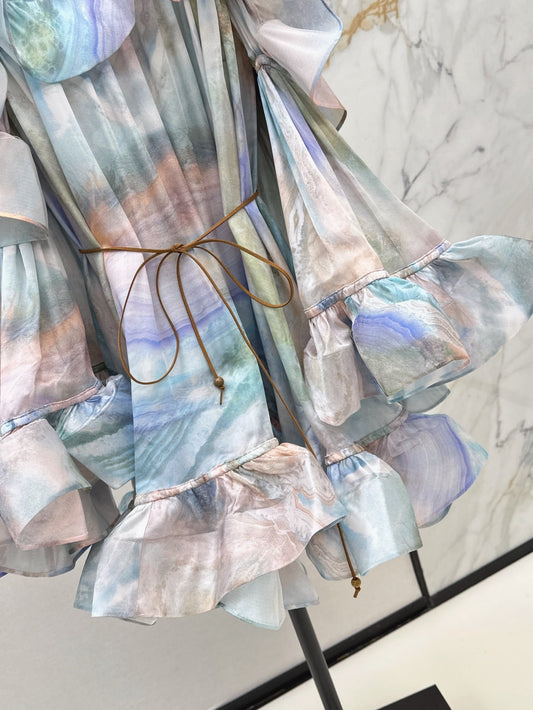 Zimm 25ss silk dress