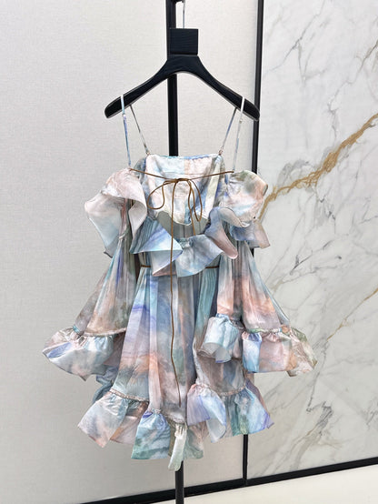 Zimm 25ss silk dress