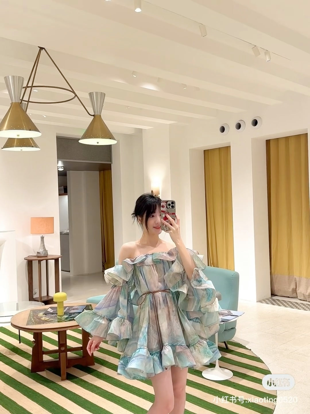 Zimm 25ss silk dress