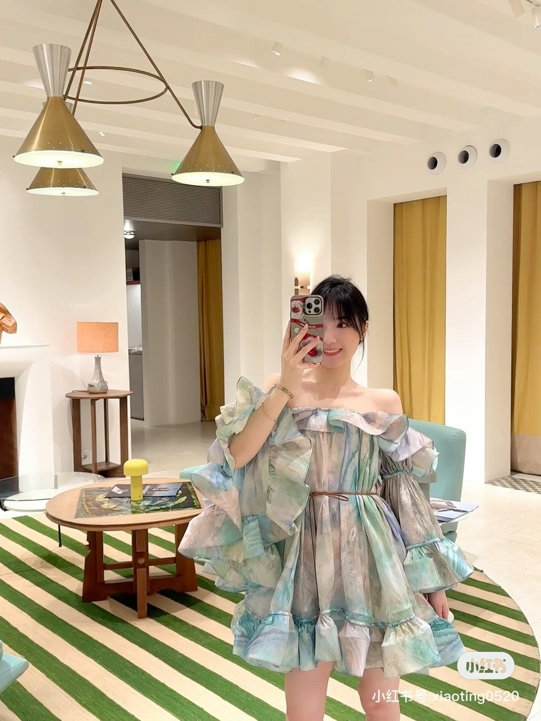 Zimm 25ss silk dress