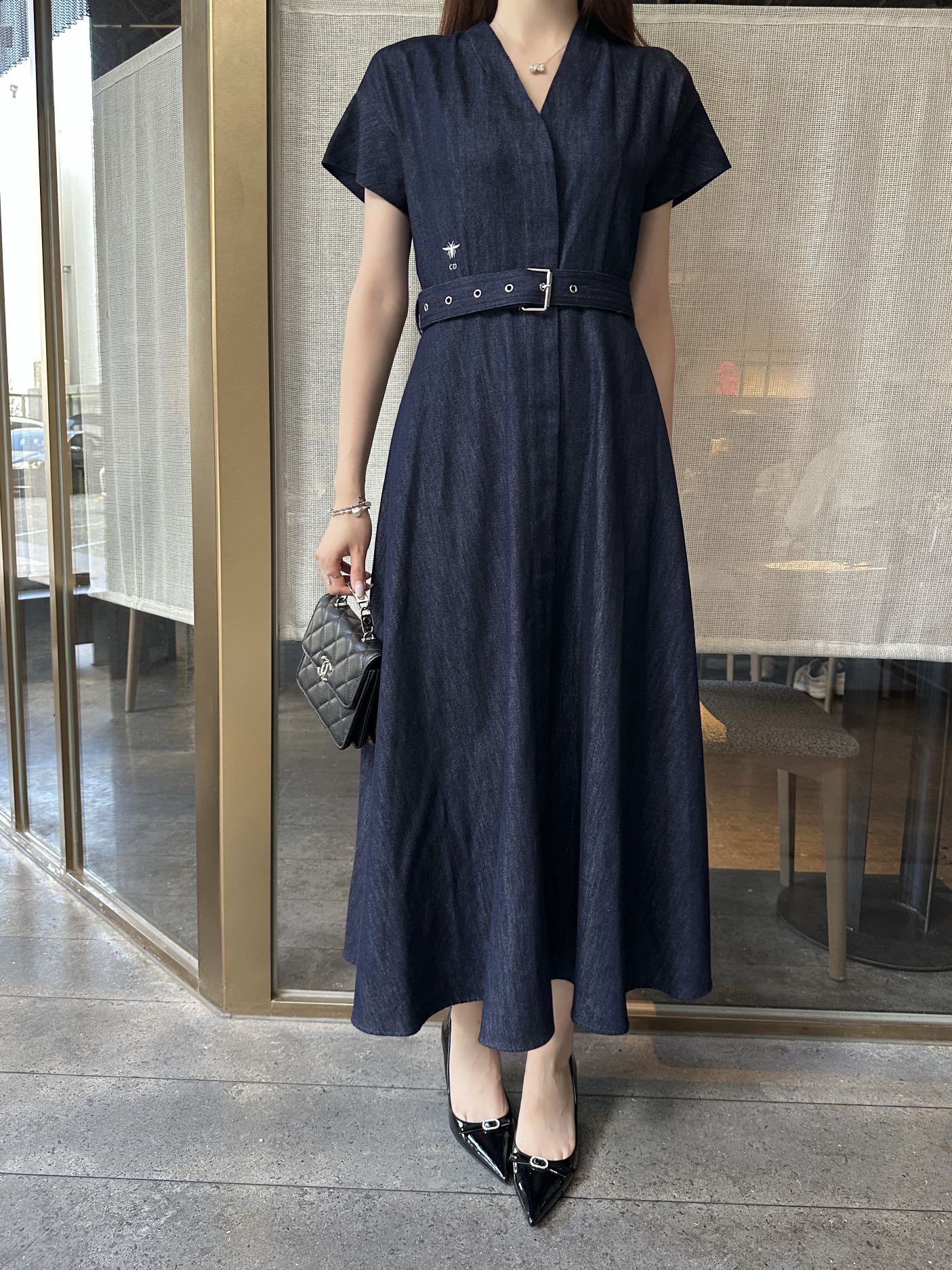 D 25ss denim dress