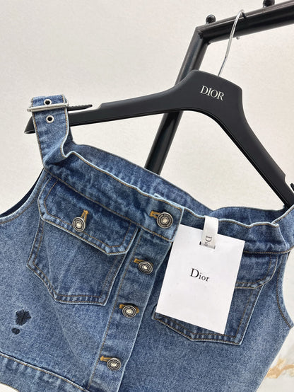 D 25SS denim camisole