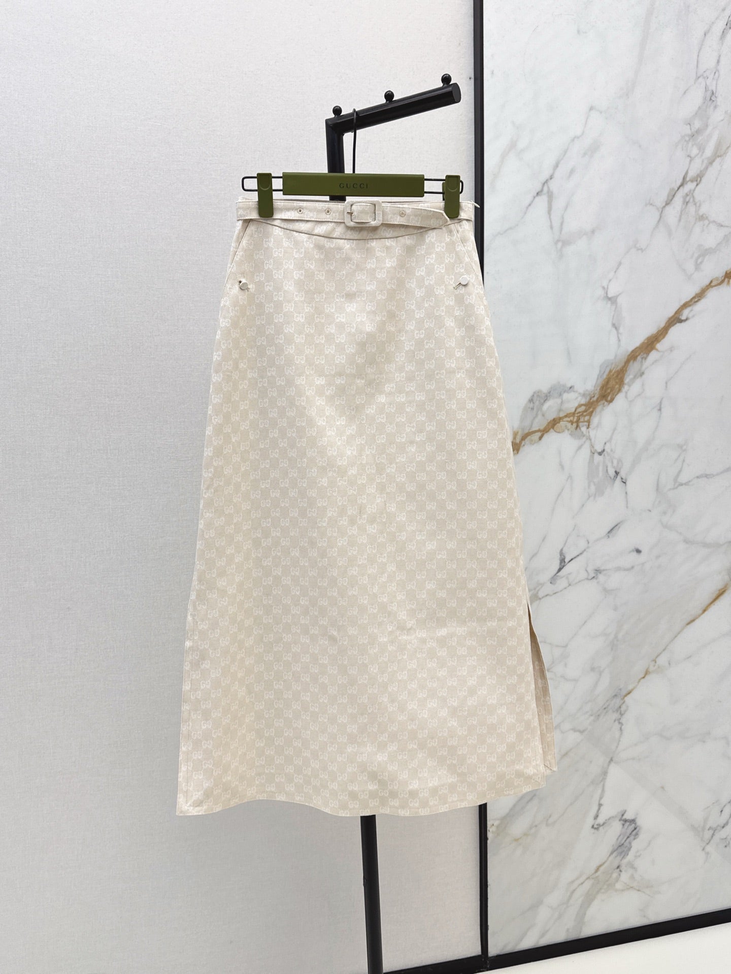 G 25ss jacquard skirt