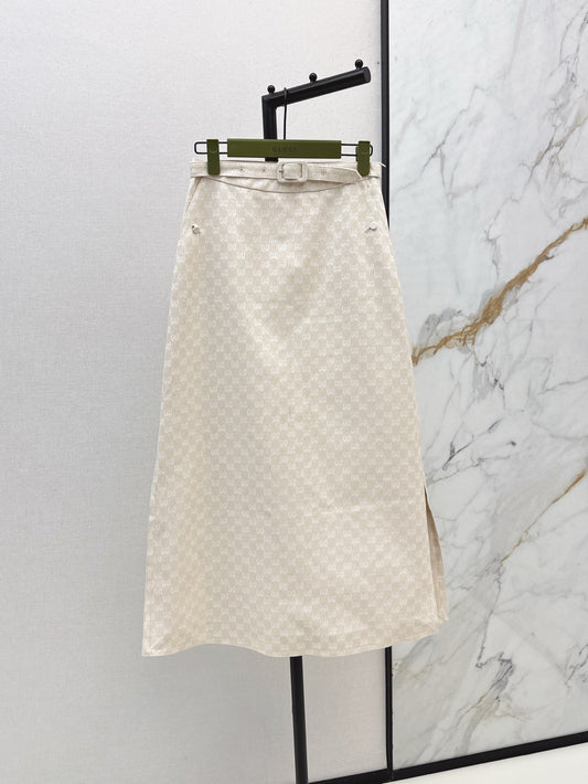 G 25ss jacquard skirt
