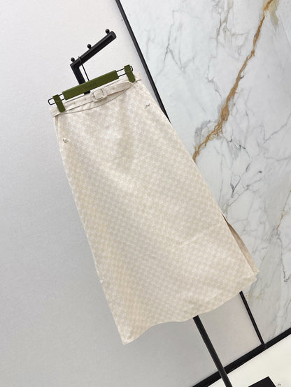 G 25ss jacquard skirt