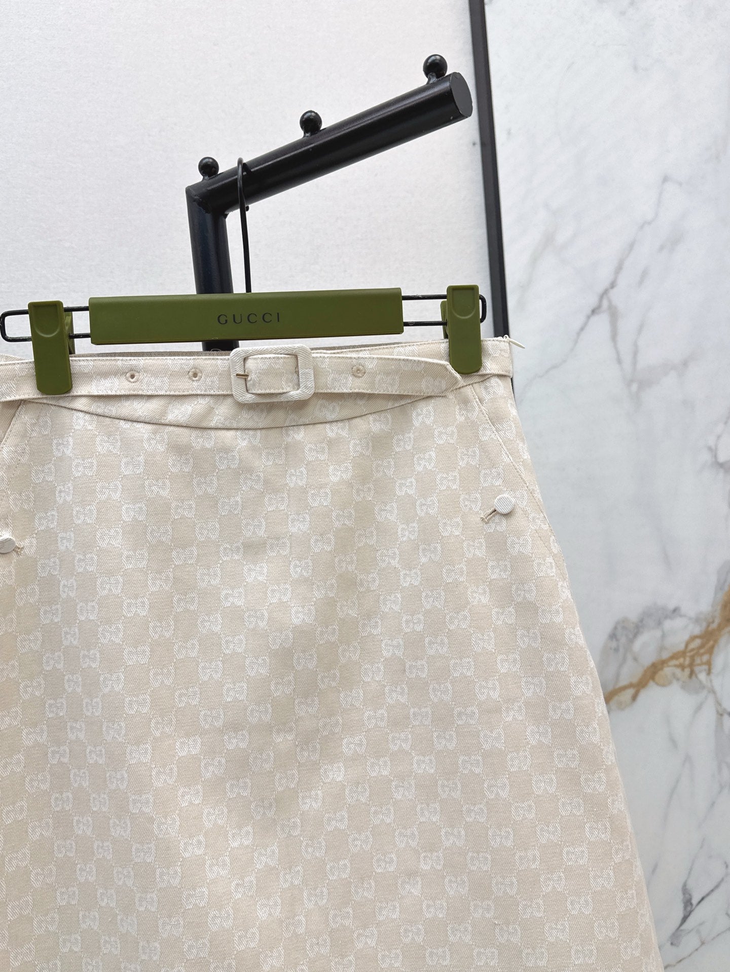 G 25ss jacquard skirt