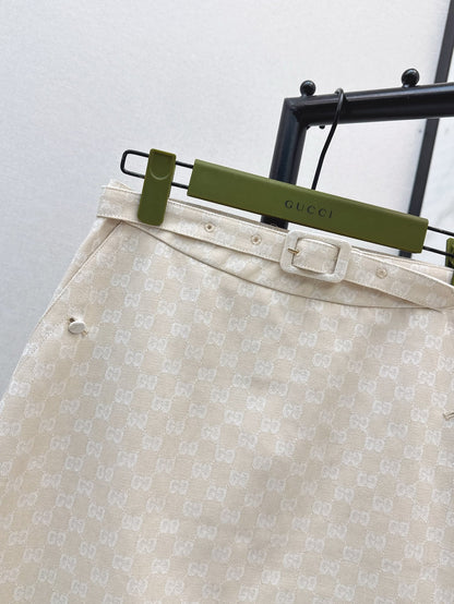 G 25ss jacquard skirt