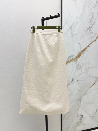 G 25ss jacquard skirt