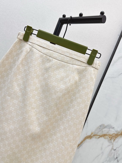 G 25ss jacquard skirt