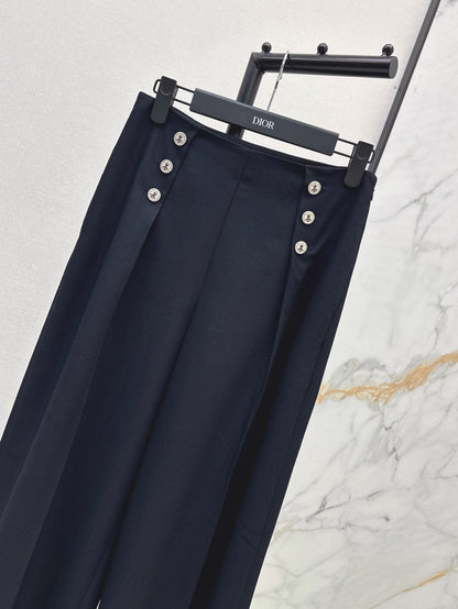 Di 25ss buttons suit pants