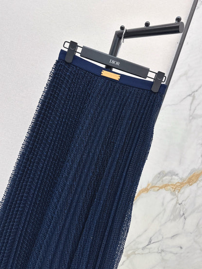 CD 25SS pleated skirt