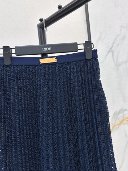 CD 25SS pleated skirt