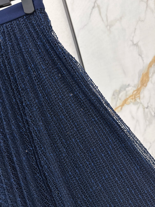 CD 25SS pleated skirt