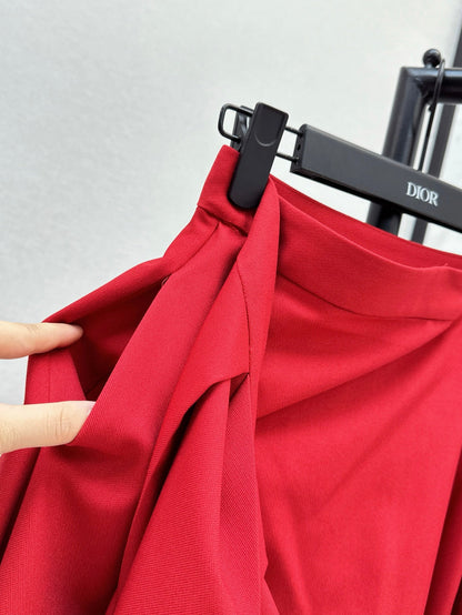 CD 25SS pleated skirt