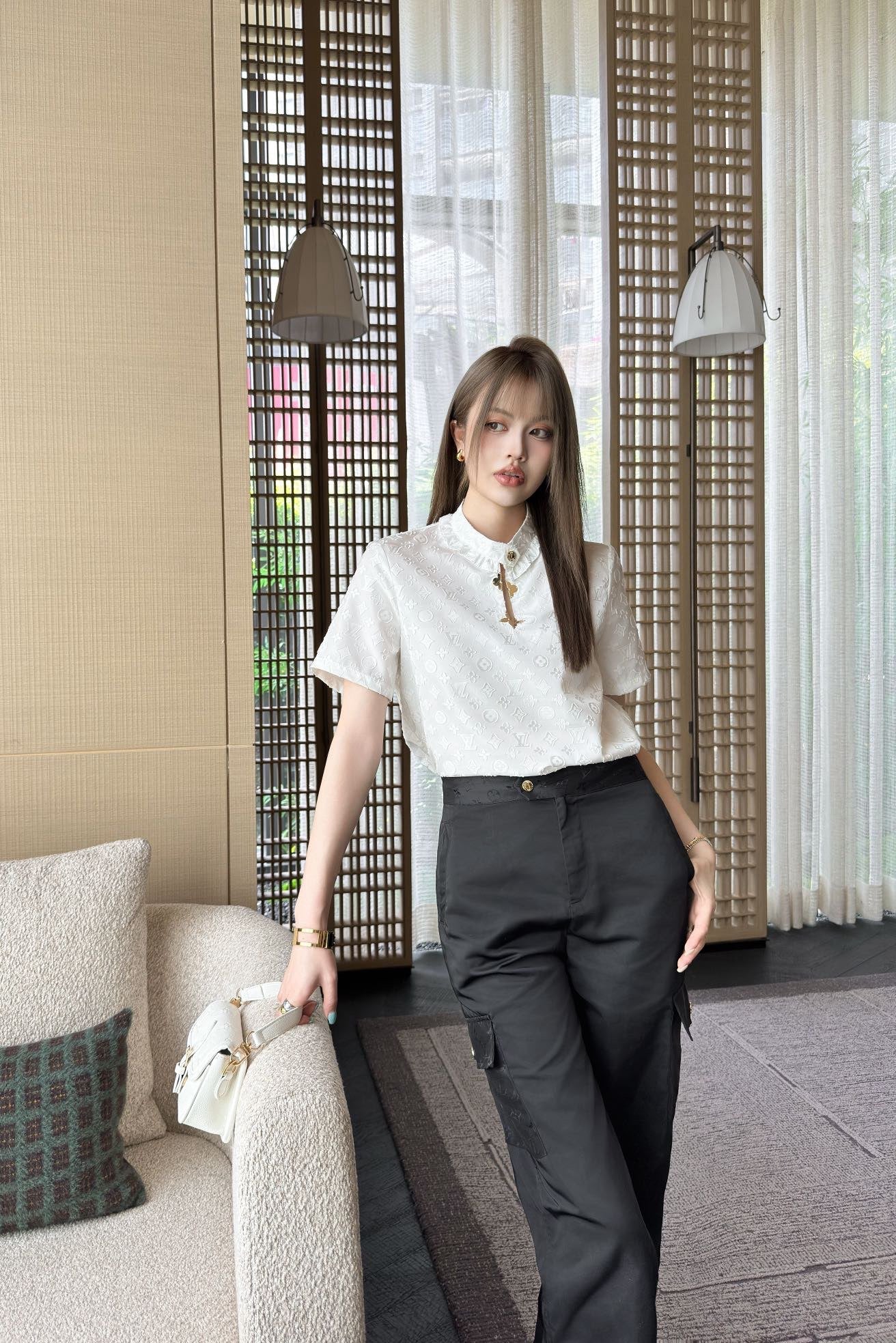 L 25SS Jacquard shirt