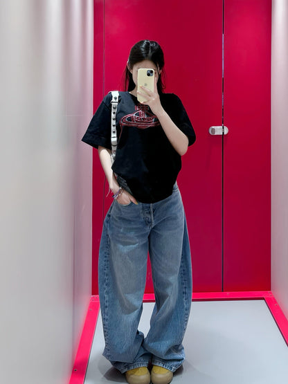 Ale 25SS beaded jeans